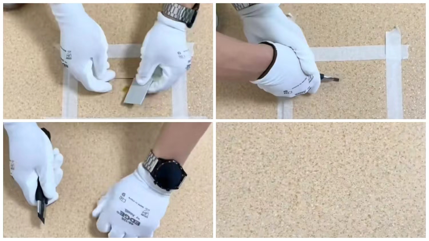 PVC塑膠地板不小心出現劃痕，可以修復嗎？