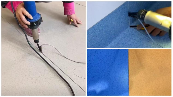 PVC塑膠地板接縫處一般如何處理？
